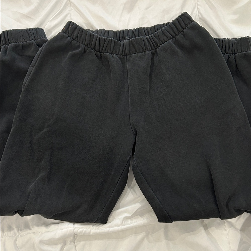 Brandy Melville Black Rosa Sweatpants